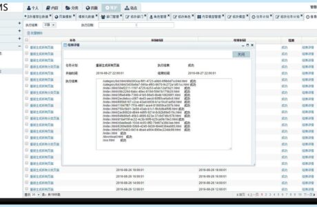 Java开发的CMS后台管理系统源码带本地搭建教程