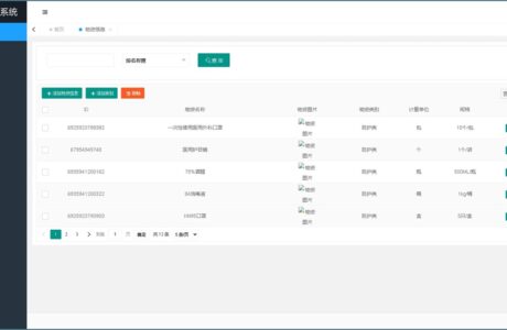 Java物资管理系统源码带本地搭建教程