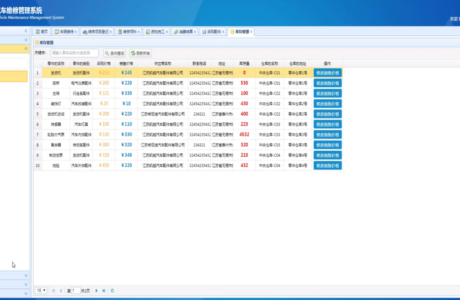 Java版  SSM汽车维修管理系统源码免费分享 4S店管理系统源码