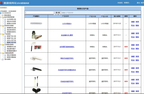 C#版 响应式（数据线）企业网站源码分享