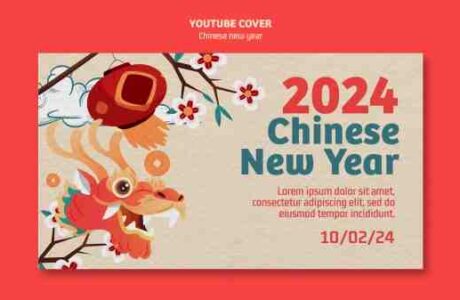 2024中国新年广告海报设计免费下载