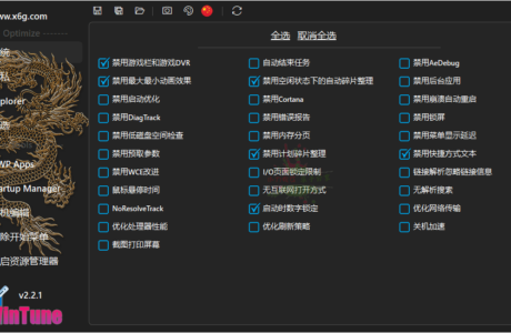 WinTune系统优化工具v2.6.1绿色版免费下载